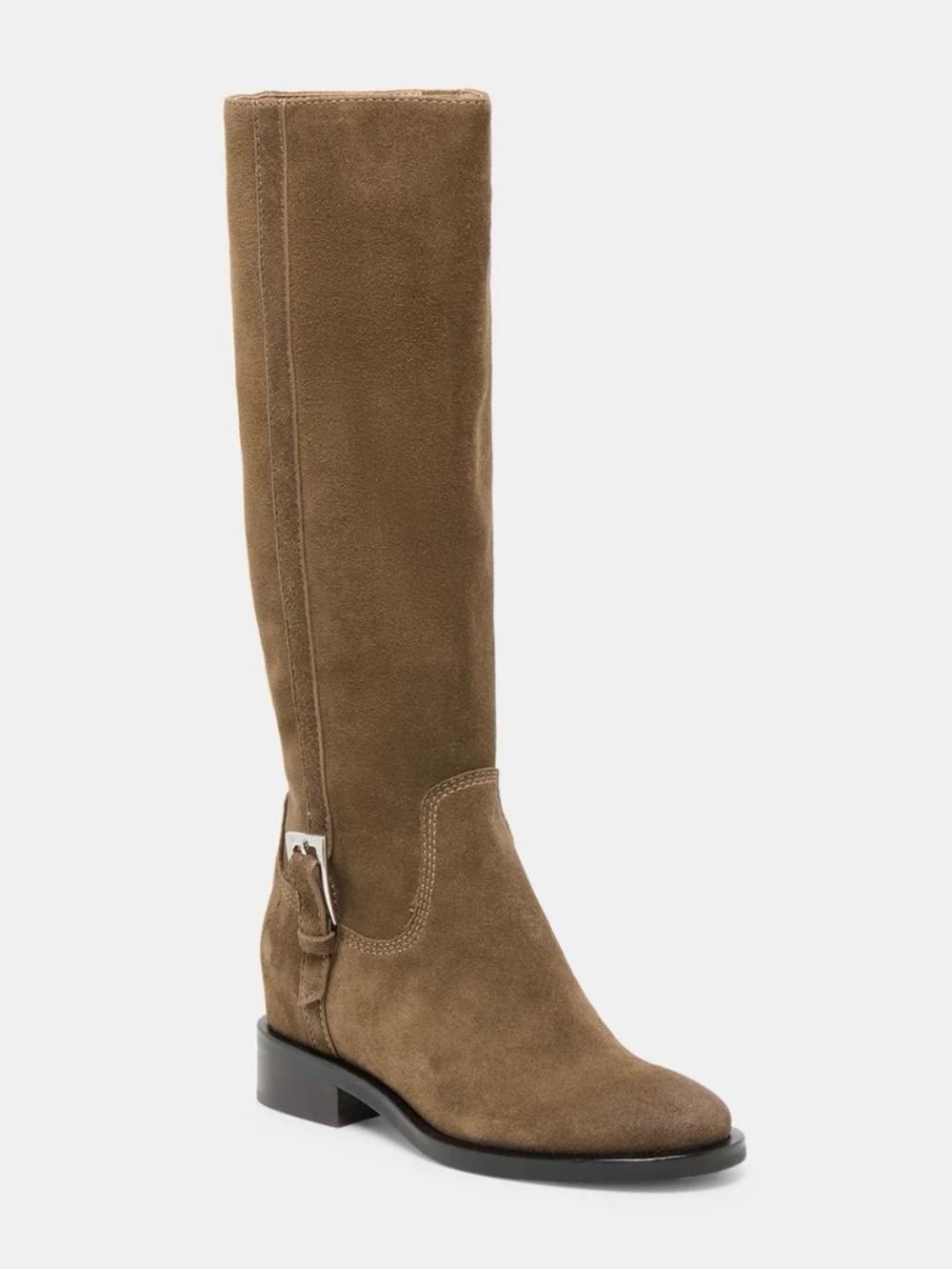 Dolce Vita Kilian H20 Women’s Olive Suede Knee High Boots Waterproof - NWT